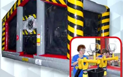Inflatable Atomic Cannonball Blaster Zone