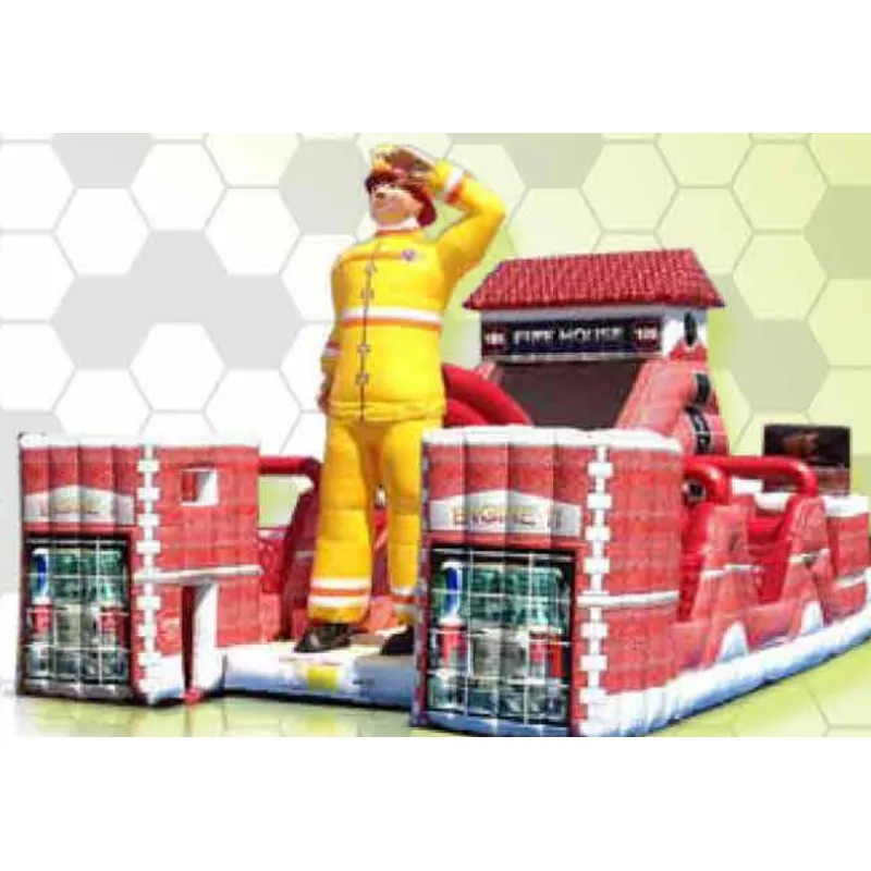 Fire Hall Inflatable Obstacle Course, Long Island Event Rentals