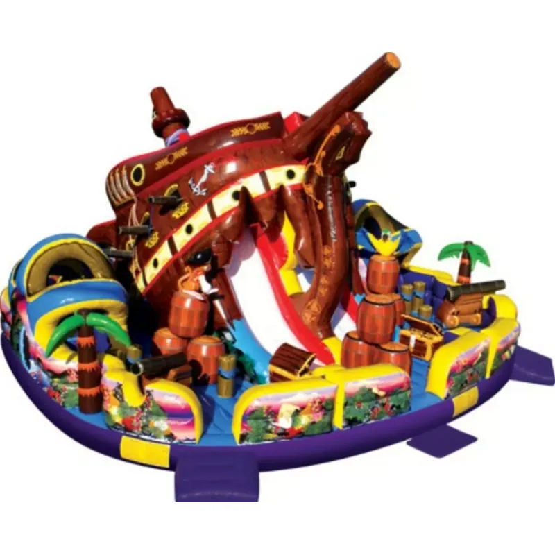 Treasure Island Inflatable Obstacle Course, Long Island Event Rental Company