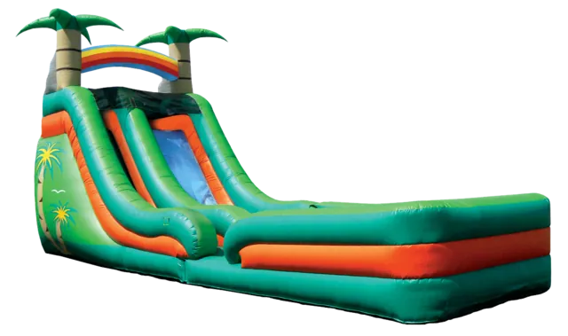 Tropical Splash Inflatable Slide, Long Island Event Services